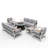 Areefa 10 - Person Patio Conversation Set with Cushions-65573652