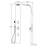 63'' Shower Panel with Fixed Shower Head