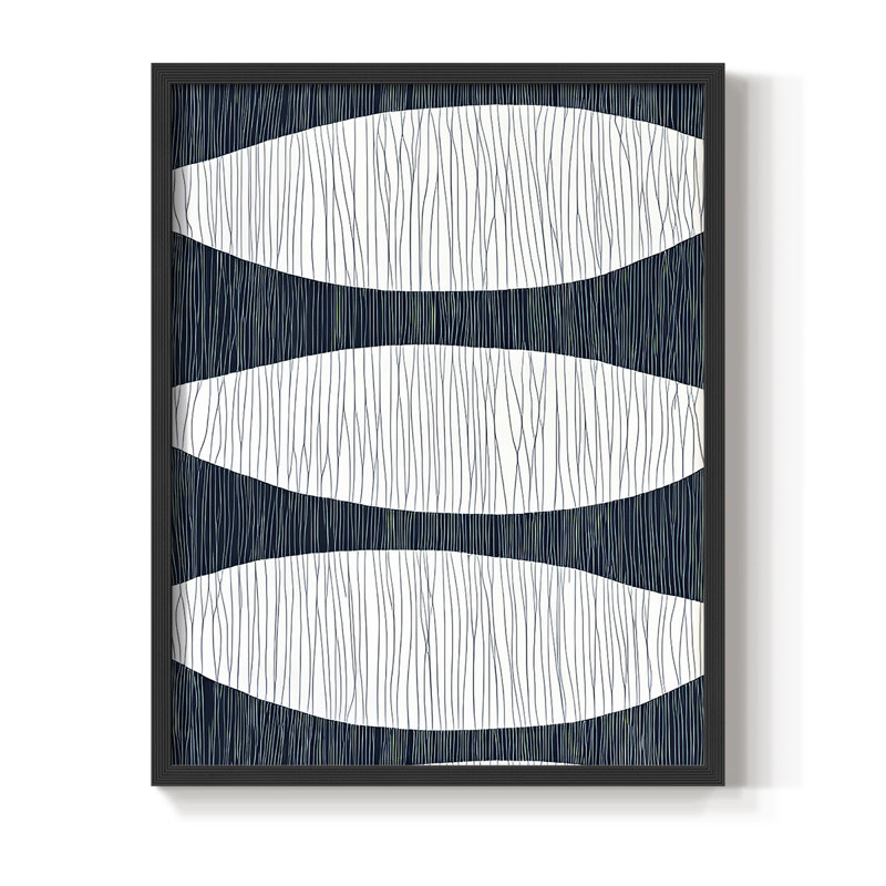 "ABSTRACT Series DCCXLVI" par J Paul, Noir, noir, noir, noir, H 15 po x l 12 po