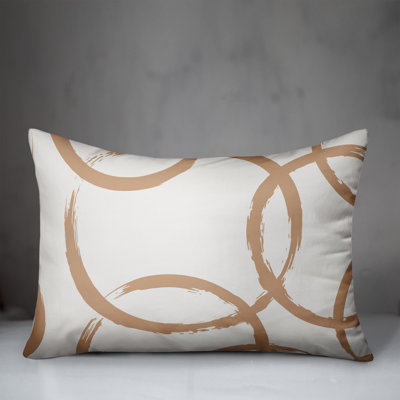 Ducret Geometric Outdoor Reversible Throw Pillow