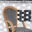 Ensemble de 4 chaises bistro French French-1227873988