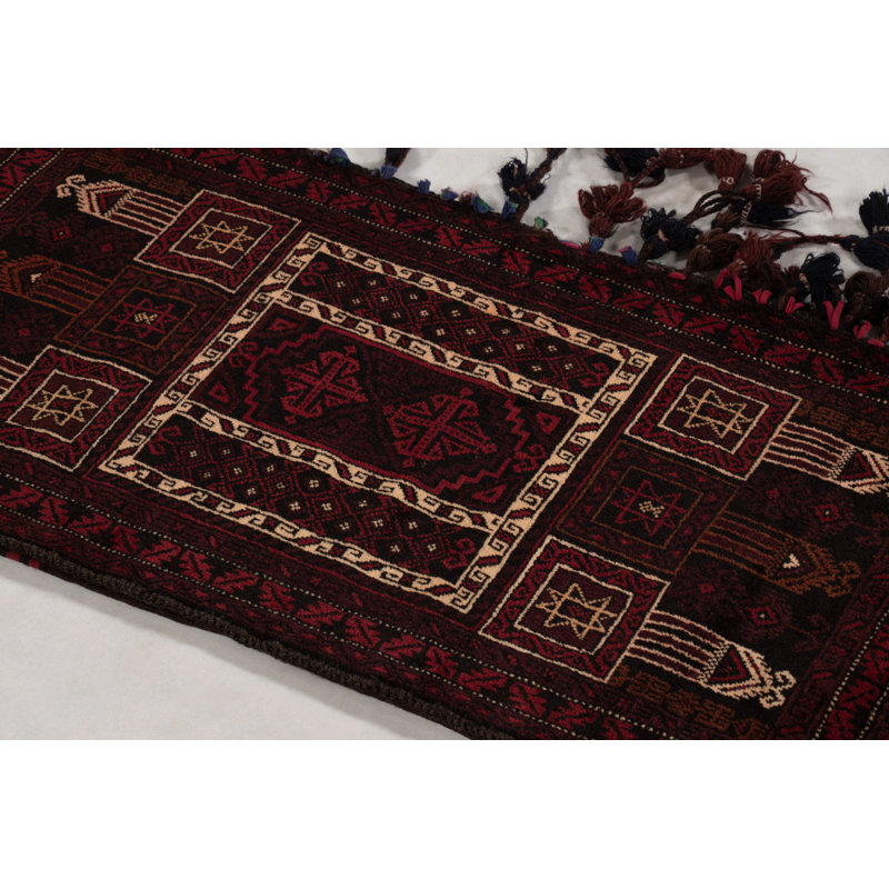 Antique Hand Knotted Wool Area Rug
