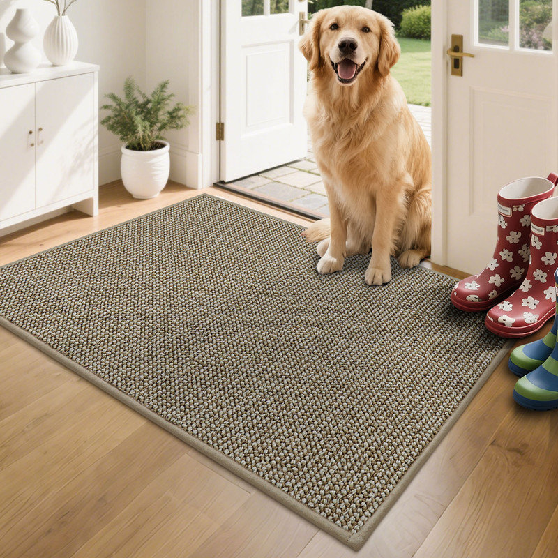 Paillasson Bukvice, Beige, L 32 po x L 48 po