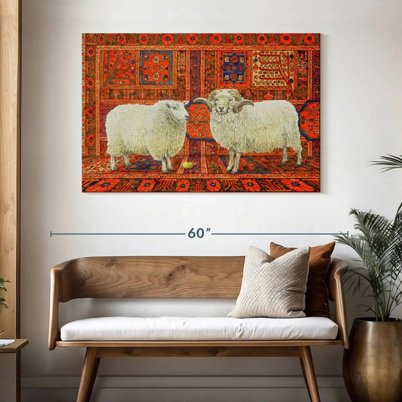 Brampt Persian Wool, 32" H x 48" W