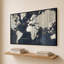 «Old World Map Blue» par Wild Apple Portfolio - impression sur toile-130879320-130879316