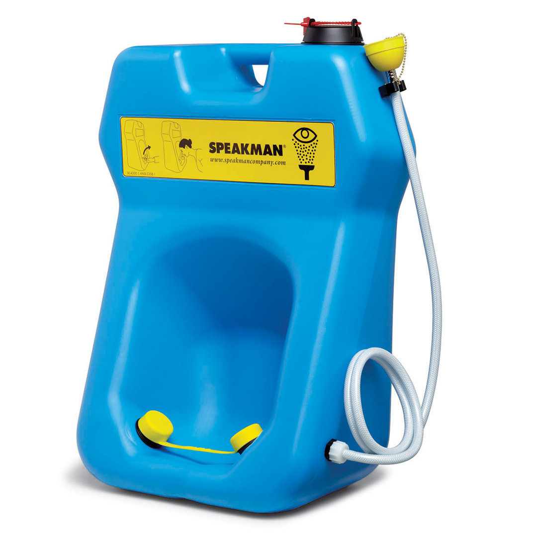 GravityFlo Portable Emergency Eyewash with Drench Hose Speakman Optional Accessory: Without Drench Hose