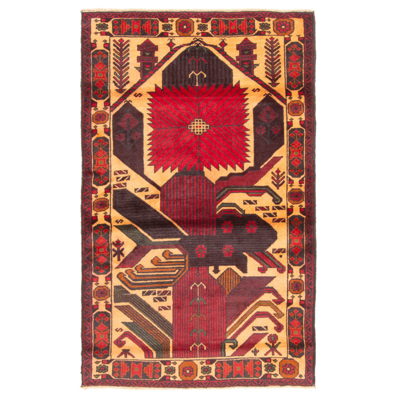 Brister Brown Rug 3'2" x 5'2"
