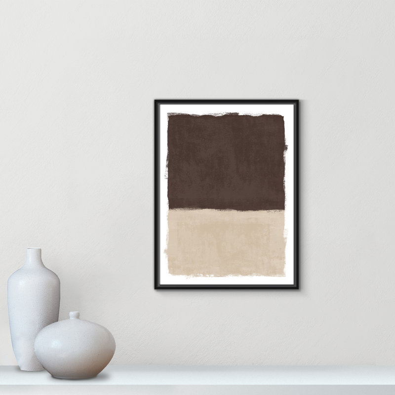 «Brownie Sundae I Print» par Natalie Carpentieri, L 19,5 po x H 25,5 po, Cadre flottant noir