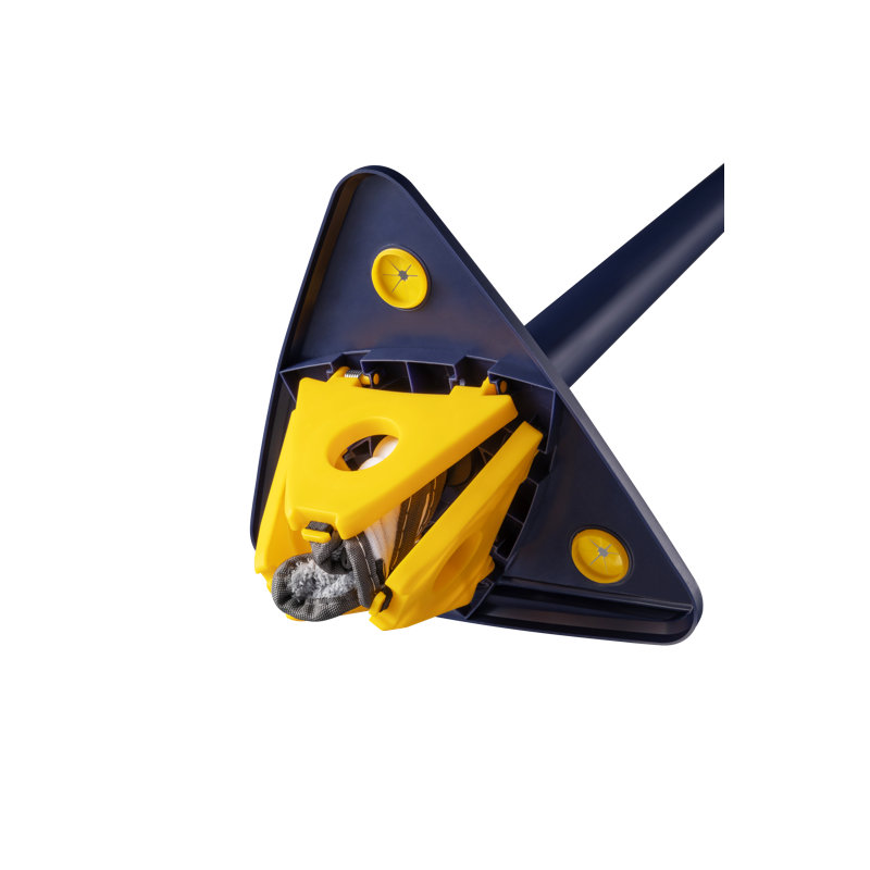 Triangular Mop with Scraper (Blue)