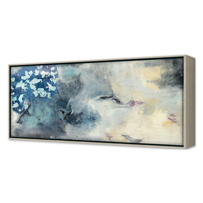 Song Writer 1 Print by Harris, Maeve, Silver Floater Framed, 22" H x 44" W