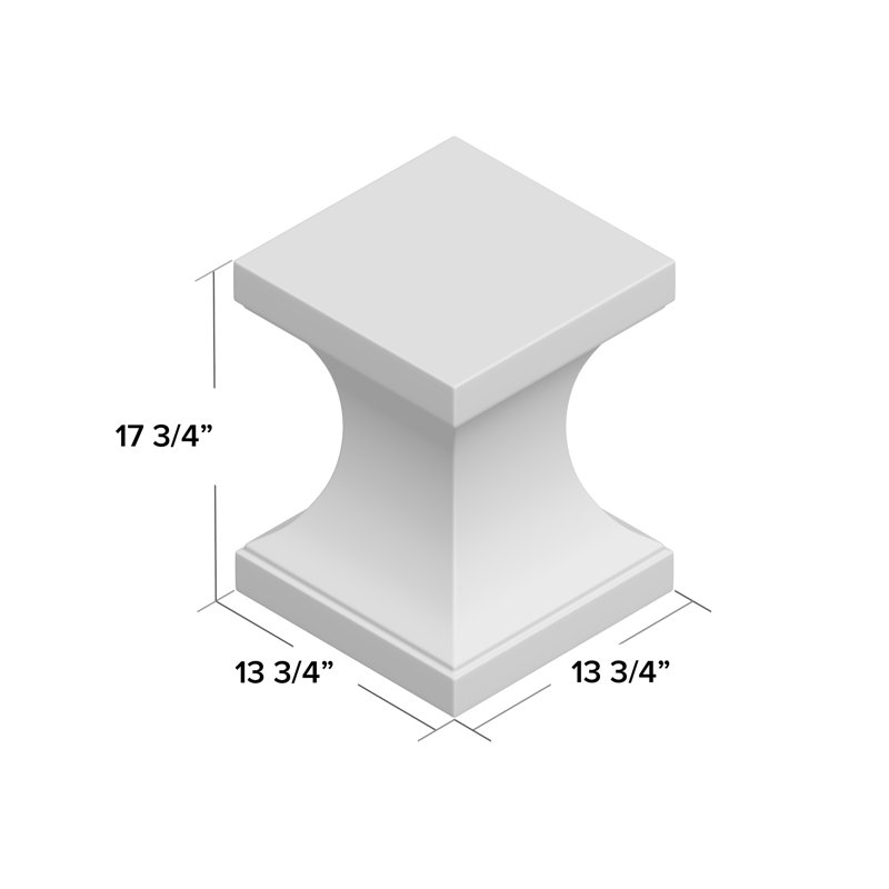 Aleea Concrete Top End Table, Dark Gray