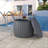 48 Gallons Resin Waterproof Easy-Assembly Outdoor Storage Box-127346858