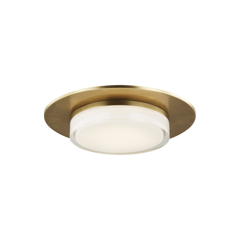 Sen 1 - Light LED Flush Mount, Natural Brass
