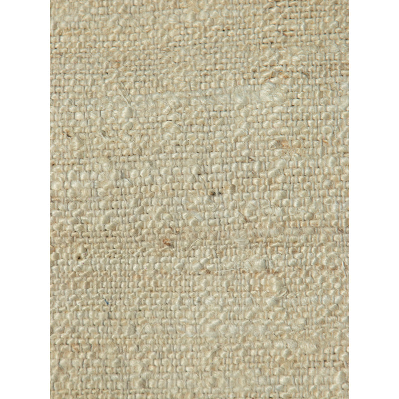 Tapis ivoire tissé à la main Wabi Sabi, Rectangle 9 pi x 12 pi