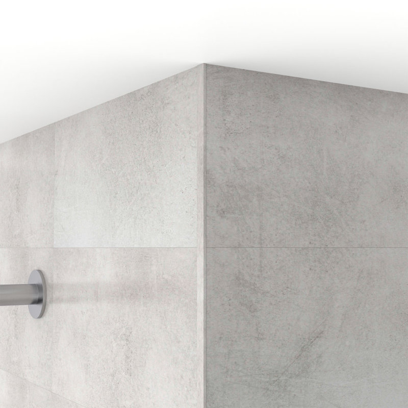 Epiphany Glue-up Wall Tiles 15.75 x 31.5 in. In Smooth,  Concrete Gray
