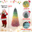 Arbre de Noël 7,5 pi en PVC floqué 7,5 pi avec des pointes 1927-1141556838