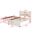 Lit plateforme double avec lit gigogne et lit gigogne double