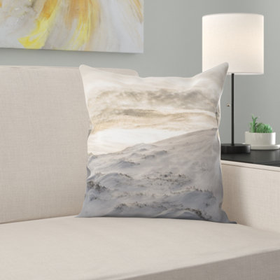 Mountains Throw Pillow
