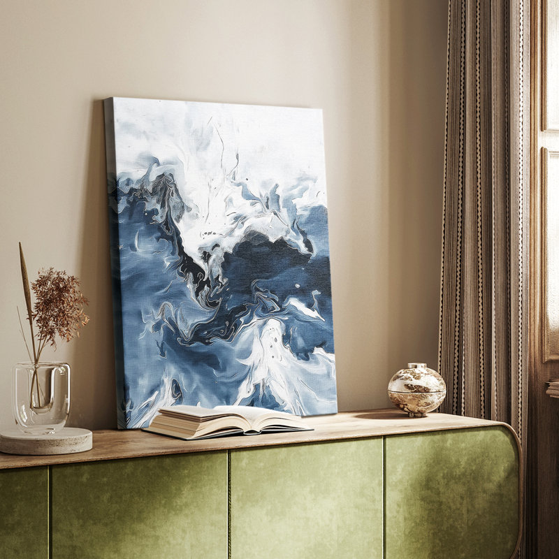 NAUTICAL Series CC XXV - Toile tendue avec châssis Premium - Prêt à être accroché, H 36 po x l 24 po