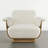 Modern Swivel Accent Chair with Ottoman-Chenille-122566636