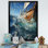 Voilier, contrastes dynamiques - reproduction sur toile
