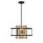Soho - luminaire suspendu 4 lumières semi-encastré