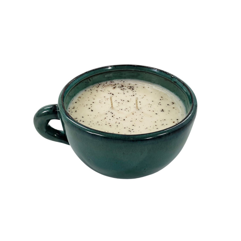 Woodsy Scented Novelty Candle with Ceramic Holder