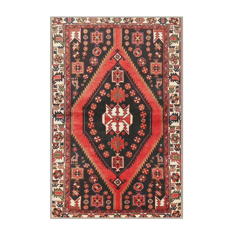 Tapis rouge à motif sud-ouest, Rectangle 2 pi x 4 pi