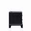 Table de chevet 2 tiroirs avec prises CA / USB