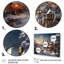 Winter Village Carnival VI - Architecture Wall Art Living Room-245404199-245404196