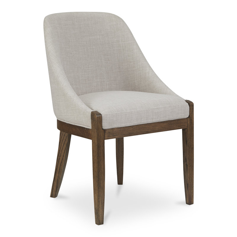 Daya Dining Chair, Light Grey Performance Basketweave