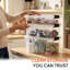 Boîtes de rangement transparentes en plastique de 6,6 litres avec couvercles, empilables, sans BPA, pour la maison, le bureau, la résidence étudiante et la salle de classe, lot de 1-415959436-378085742