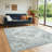 4x6ft Machine-washable Carpet, Cashmere-Look Rug with Non-Slip Backing and Durable Edging, Bohemian Style Rug Suitable for Living Room, Bedroom, Dining Room-785702117-782969668