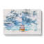 Lifeguard Hut on Miami Beach Florida Watercolour - Wrapped Canvas-56658255