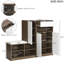 Banc de rangement pour chaussures 2 en 1. Range-chaussures