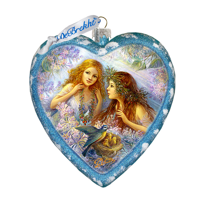 Limited Edition 5.5'' Glass Hanging Figurine Ornament