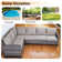 Soyab 5 - Person Modular Patio Conversation Sets with Cushions