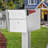 Steel Post Mounted Mailbox with Magnetic Closure-115312765
