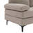 Polyester Blend Upholstered U-Shape Sectional with Metal Legs-1428897683
