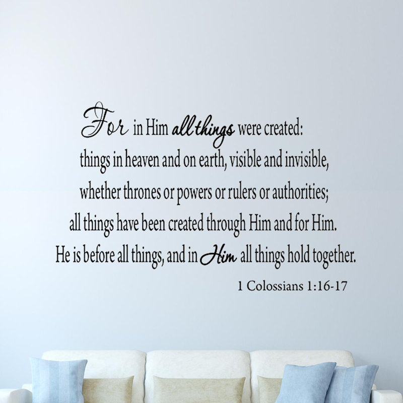Clevinger Text & Numbers Wall Decal