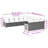 Vidaxl Garden Sofa Set Black