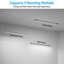Luminaire linéaire commercial à intensité variable 8Ft 80W 3Cct, 3000K / 4000K / 5000K-121768905