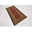 Tapis de zone en laine 3 pi 2 po x 6 pi 4 po one-of-kind à la main noué la Lorain