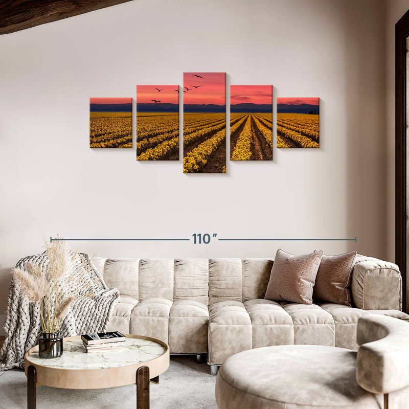 Skagit Valley Daffodils, 36" H x 80" W