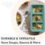 Ensemble de 2 plateaux de congélation 2 tasses Prep & Portion