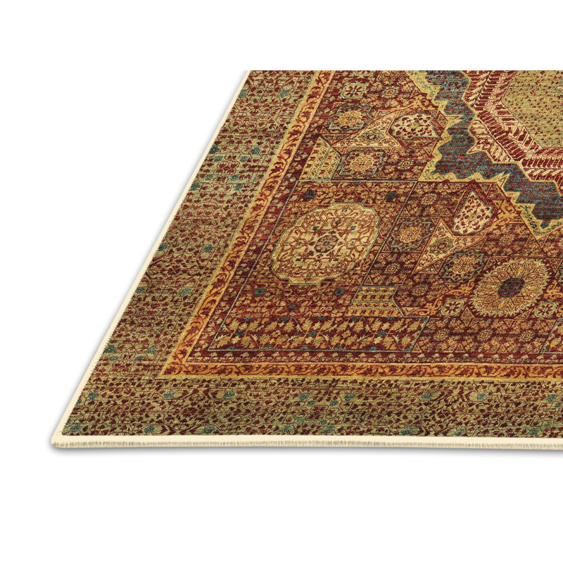Abstract Indoor Rug, Rectangle 7' x 10'