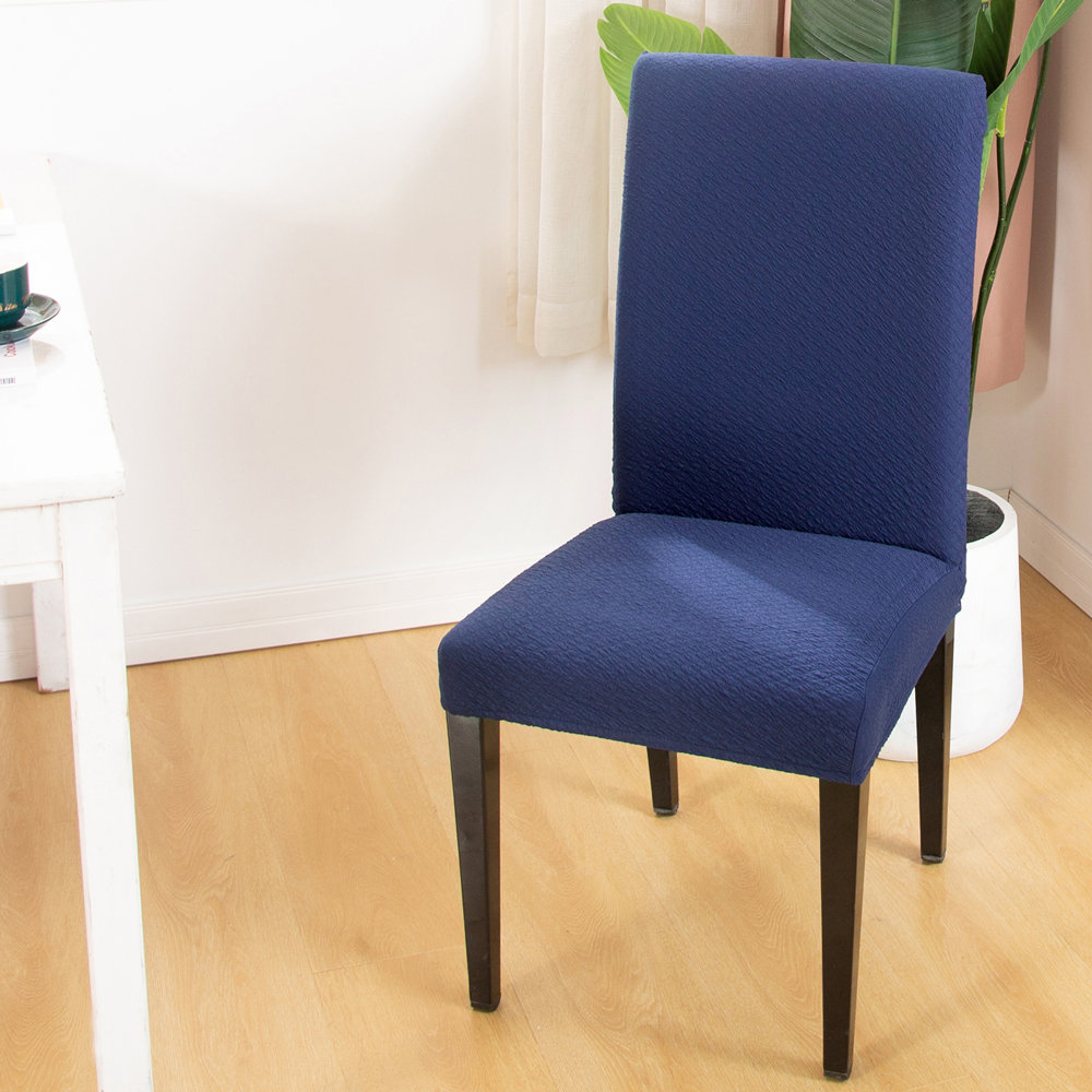 Jacquard Polyester Spandex Fabric Stretch Dining Slipcovers Removable Anti-dirty Fitted Furniture Protector Eider & Ivory™ 