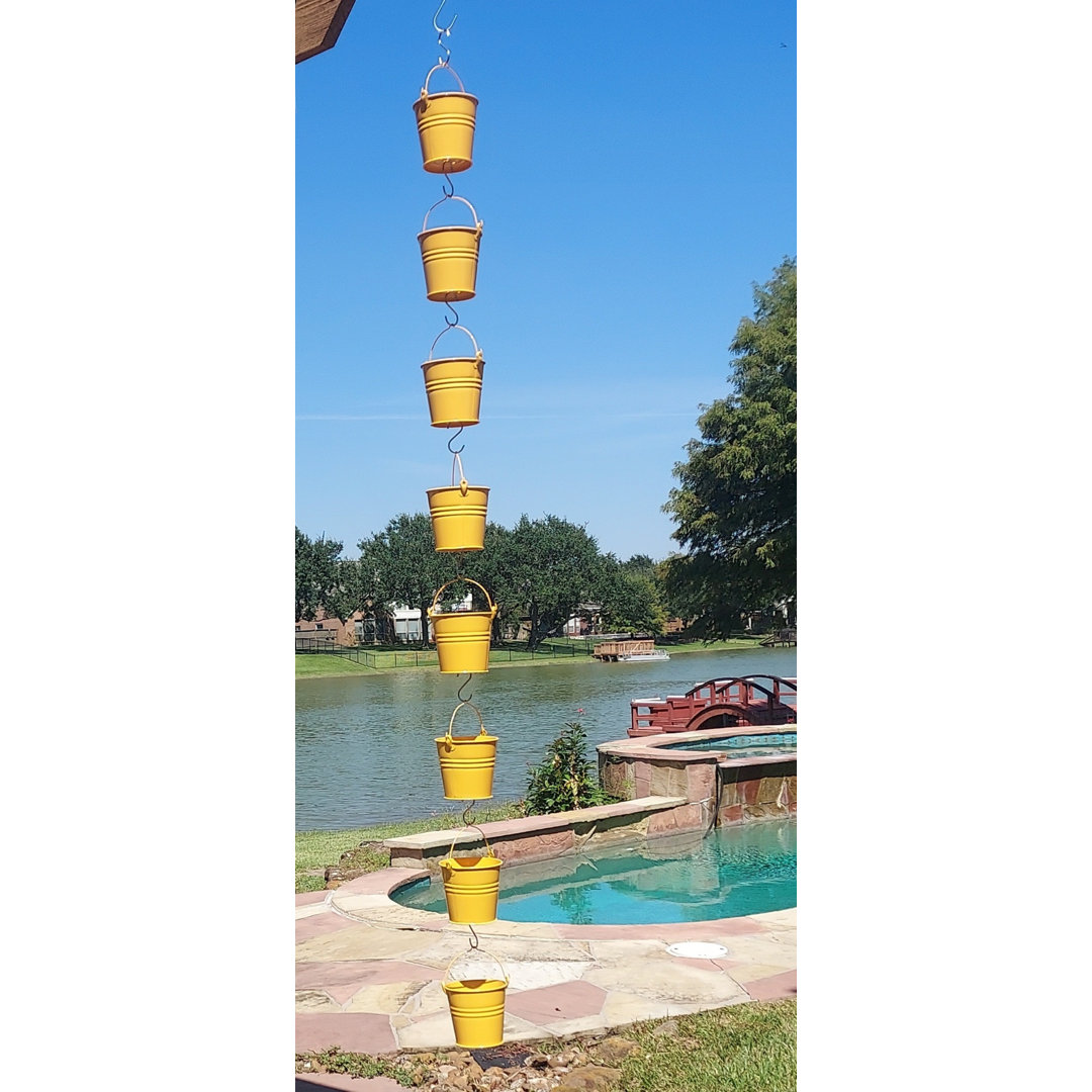 Hadrian Metal Rain Chain August Grove® 