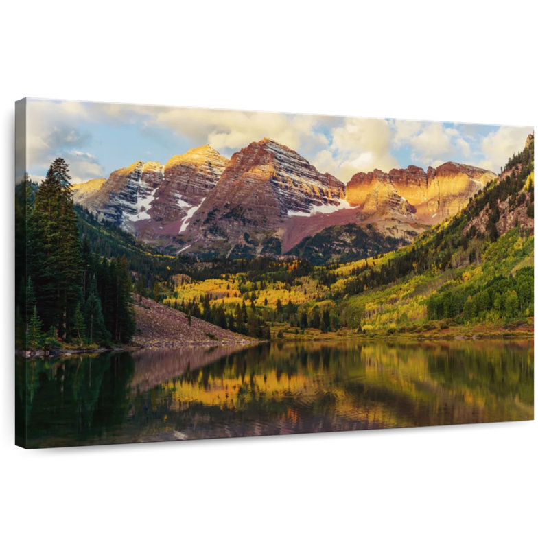 Alvord Maroon Bells Landscape, 20" H x 30" W