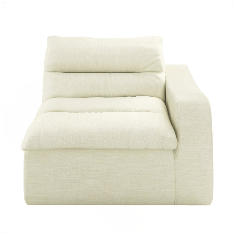 Canapé Lazy, méridienne moderne avec accoudoir à droite, canapé à billes confortable, convient au salon, bureau de chambre à coucher